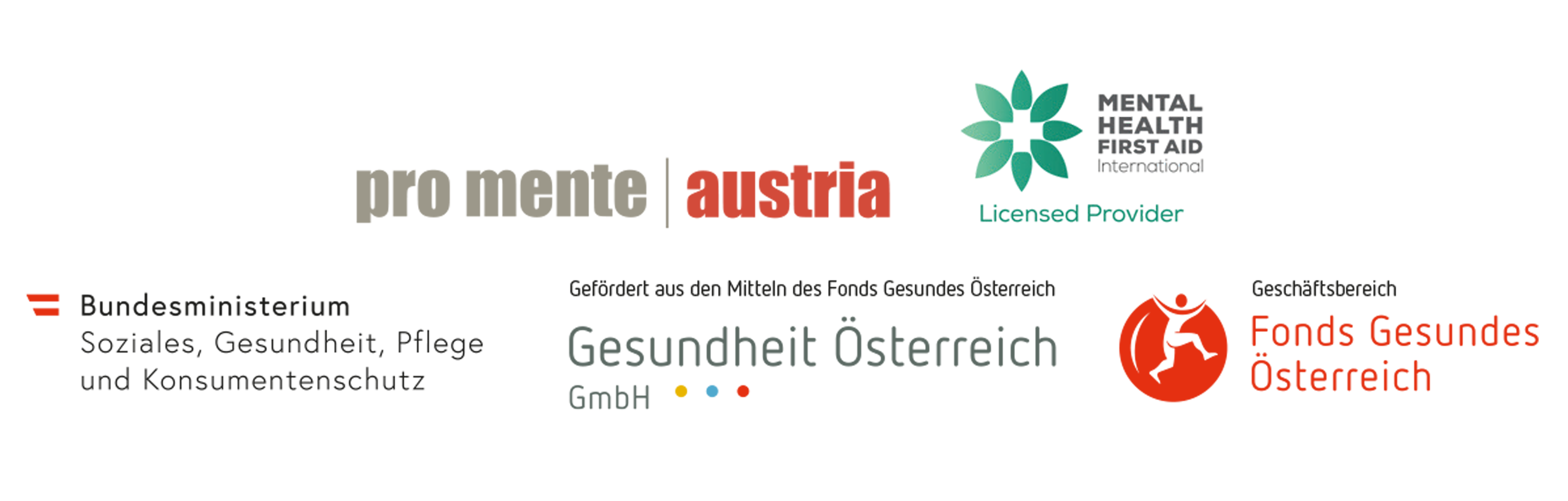 PSZ HP promente erste hilfe Logos